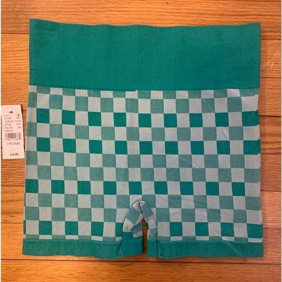 Pacsun large active shorts shapewear checkered - Picture 1 of 4